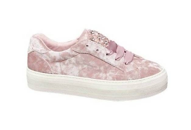 Graceland Damenschuhe: LUXUS SNEAKER SAMT ROSA GR.37 GRACELAND – Gebraucht aus Reutigen von nikolka01 4