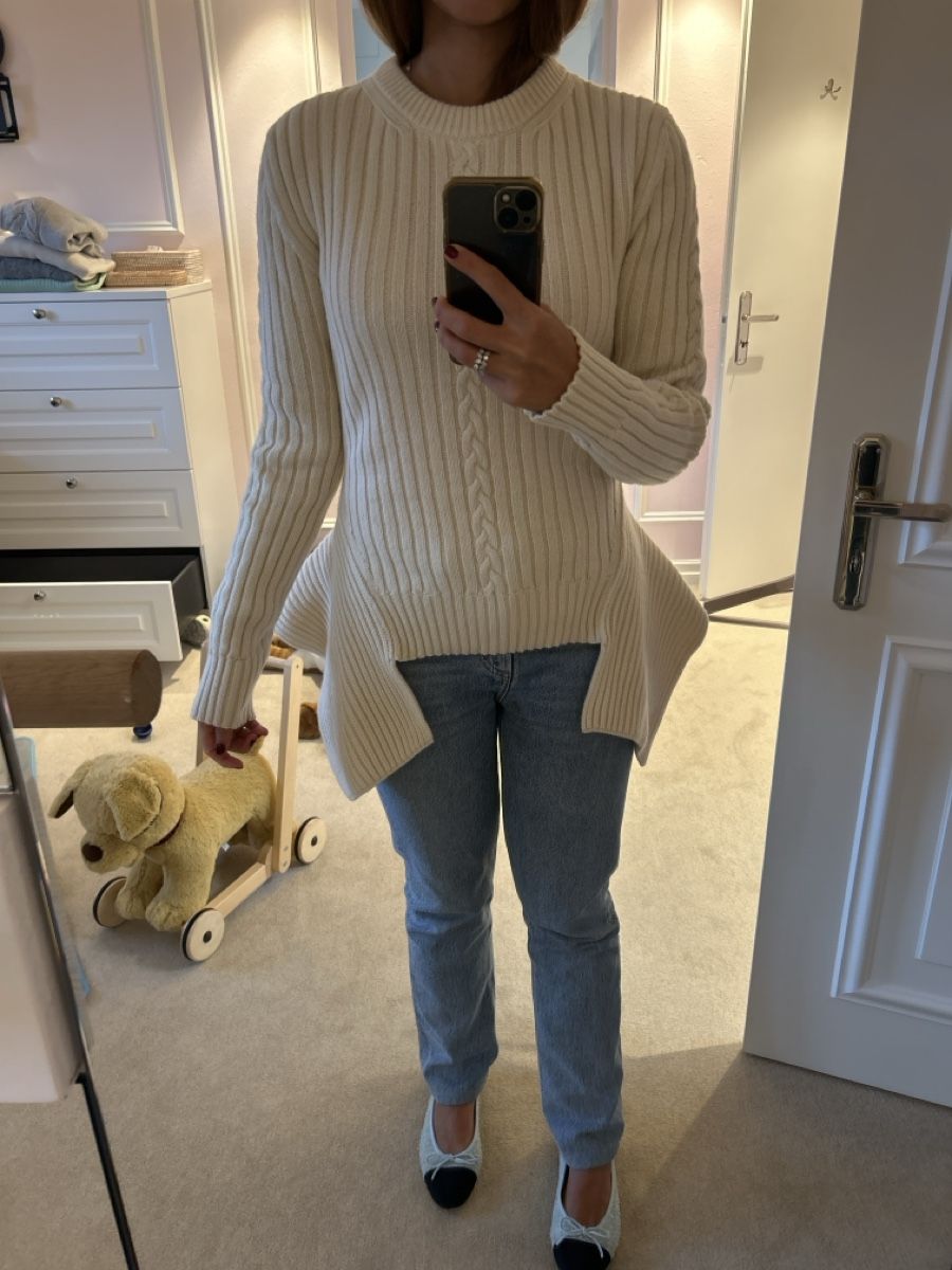Alexander Mcqueen Pullover & Sweatshirts: Alexander McQueen Pullover gerippt beige Grösse XL – Gebraucht aus Zürich von JLaurenti