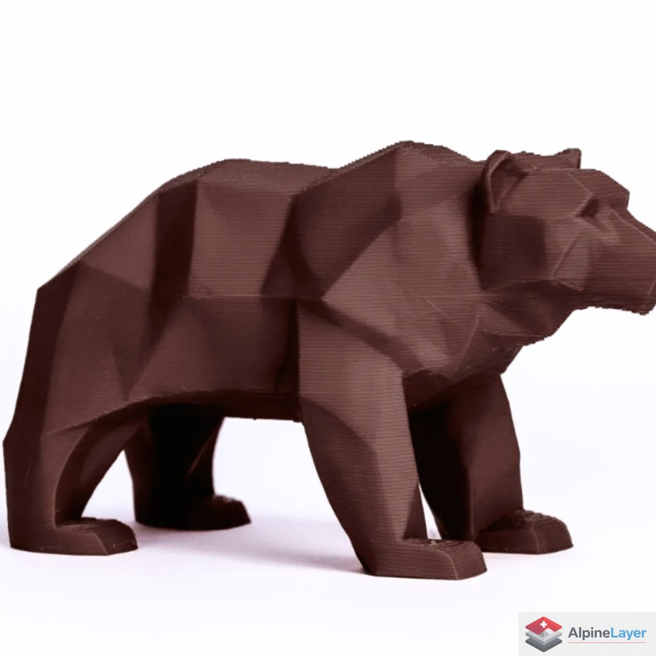 Sculptures & Statues: Bear Geometric Modern Sculpture - 3D Printed – Neuf (Voir description) à Losone par AlpineLayer