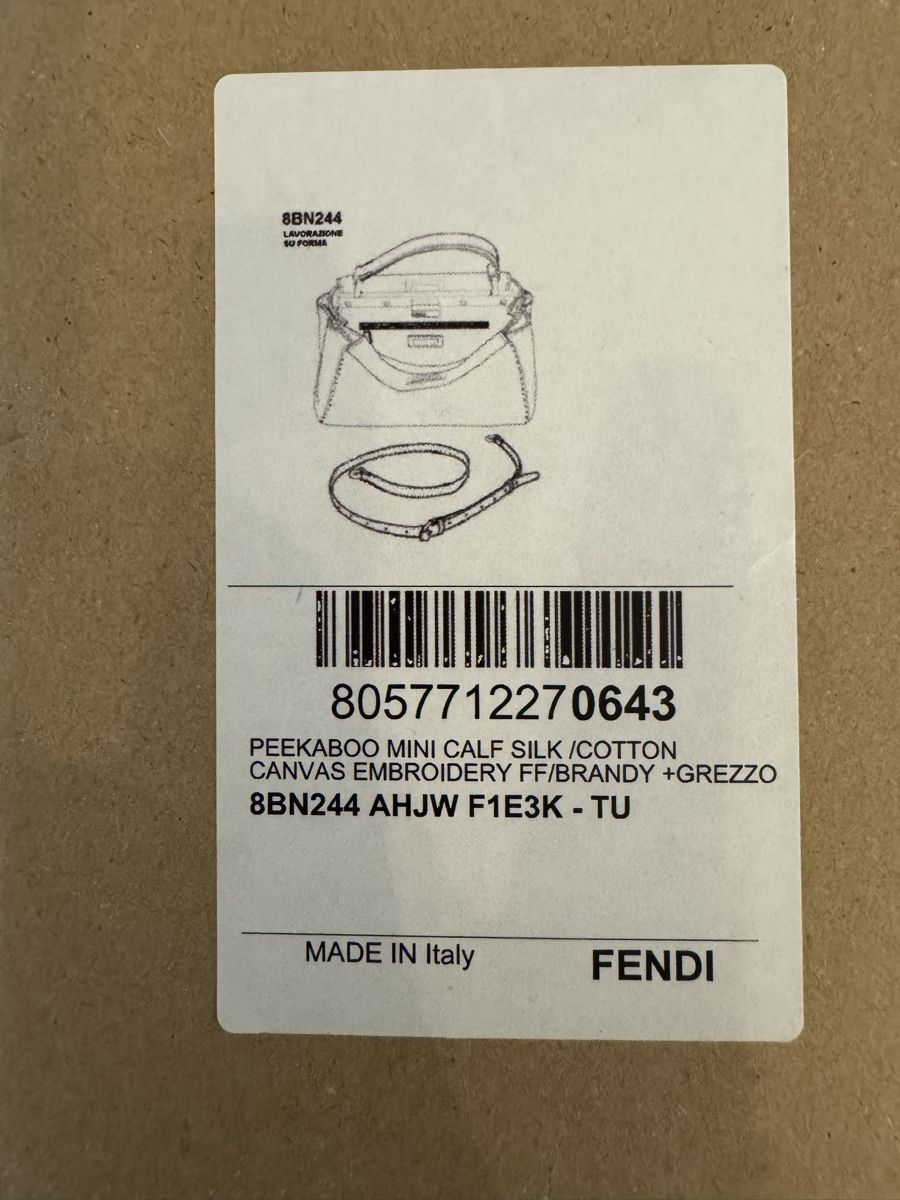 Fendi Taschen: Fendi Peekaboo Mini Braun – Neu (gemäss Beschreibung) aus Bern von Blueangel6 7