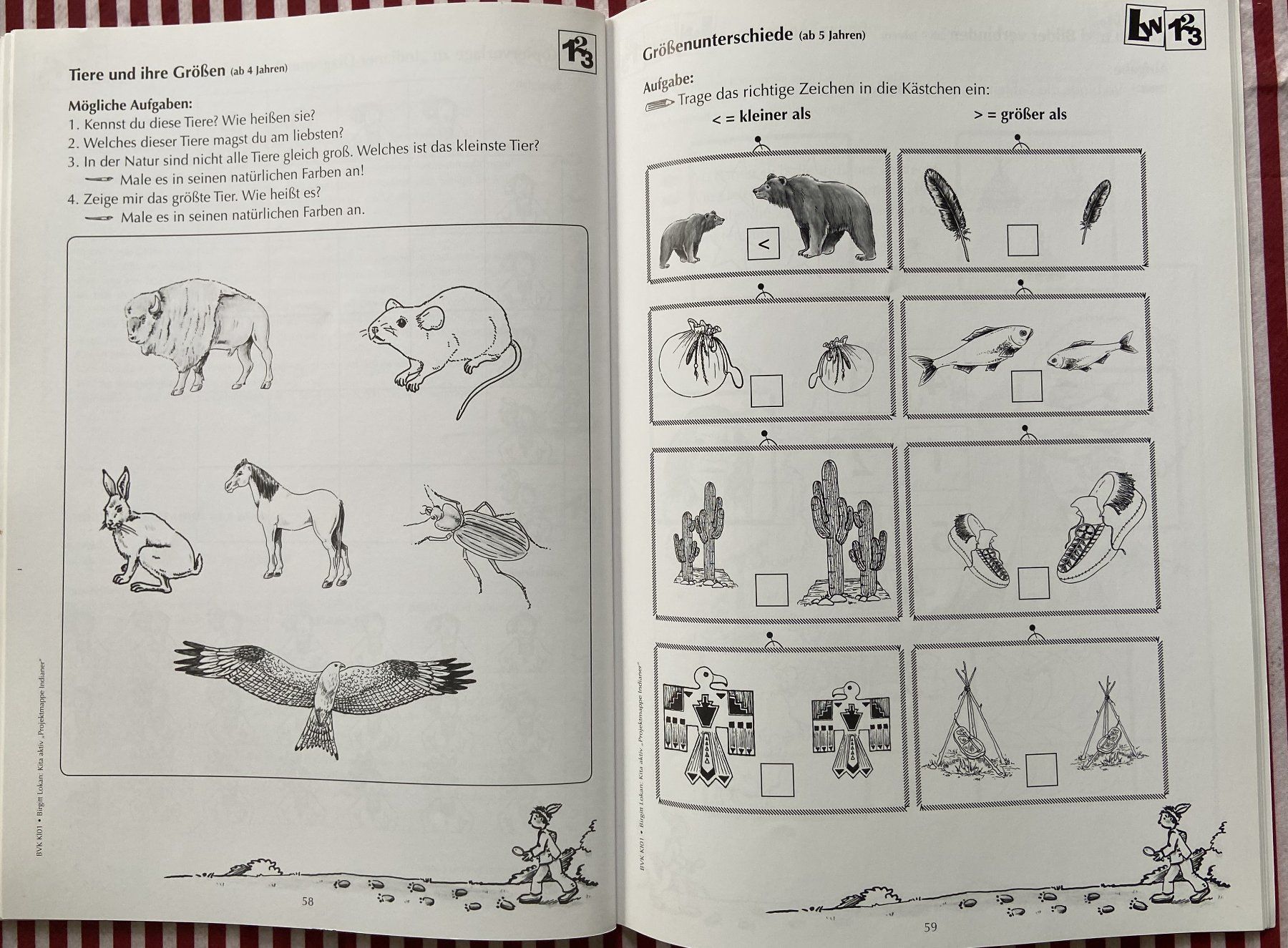Libri: Kita Aktiv Projektmappe "Indianer" – Usato da Böckten venduto da Hansi36 4