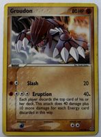 Pokémon Groudon 14/106 EX Emerald EN 2005