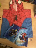 H&M Badehose und Bade Poncho Tuch Gr.98/104 Marvel Spiderman