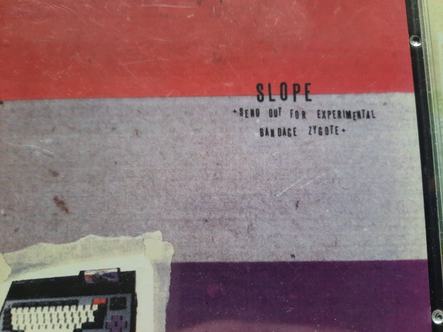 CDs: CD Slope - Send Out For Experimental Bandage Zygote – D'occasion à Pully par bro_n52j 1