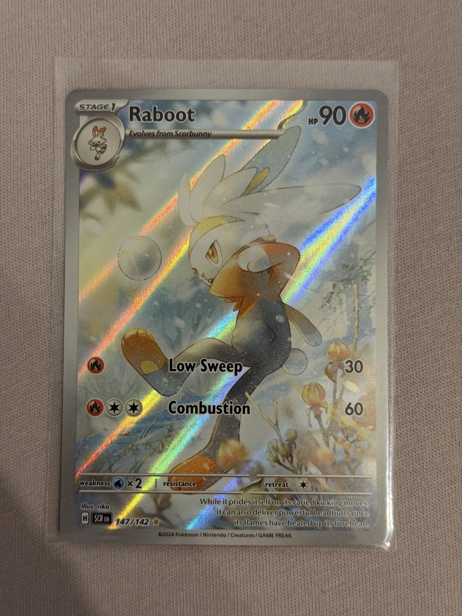 Pokémon Sammelbilder & Trading cards: Pokémon Raboot 147/142 Stellar Crown – Neu (gemäss Beschreibung) aus St. Gallen von Xbylucas
