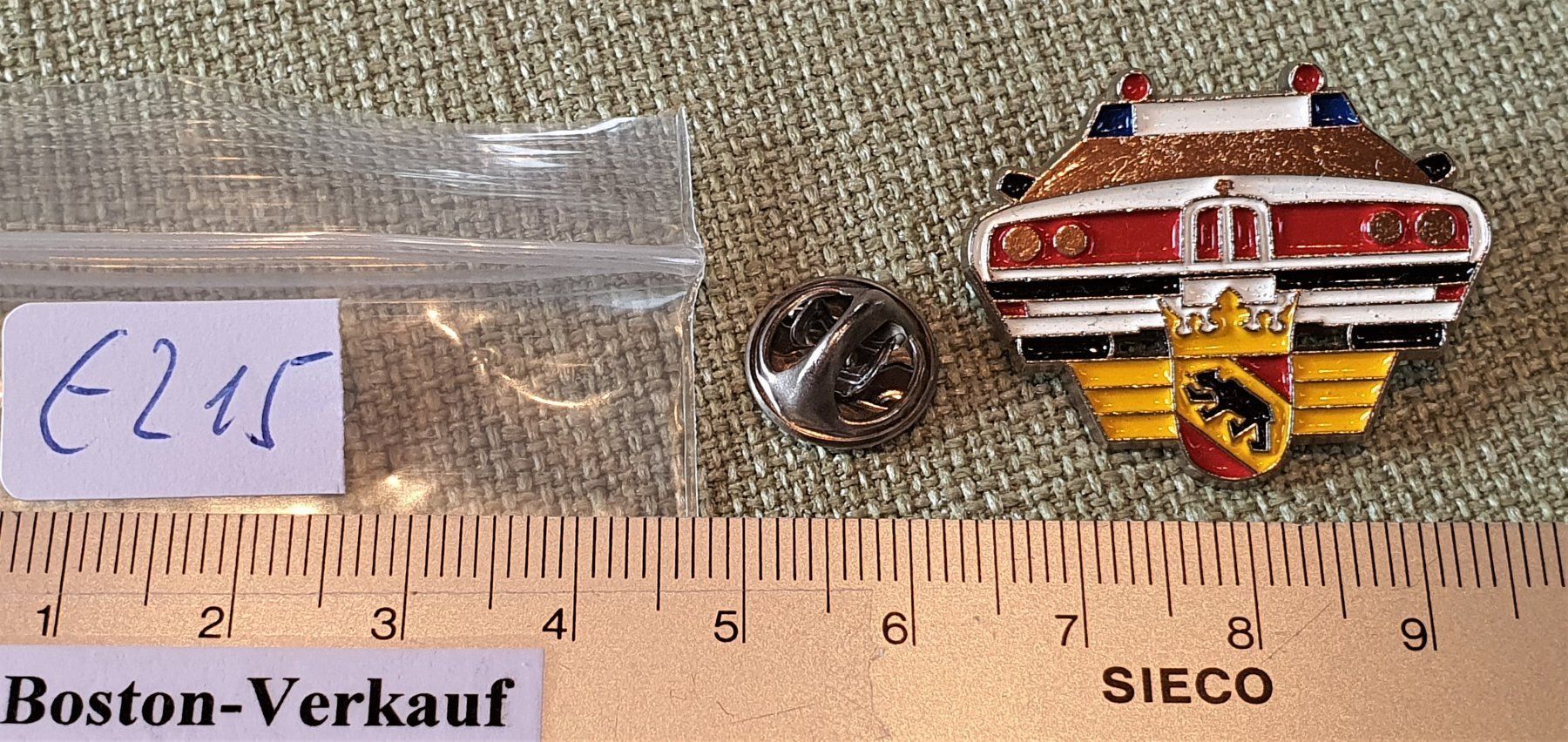 Spille: E215 - Pin Polizei Auto Bern Schweiz – Usato da Reinach BL venduto da Boston-Verkauf 2