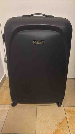 Kappa Rollkoffer Kunststoff schwarz