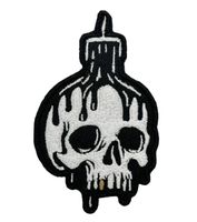 Dark Skull 3D Stickpatch – 3D‑Aufnäher – neu