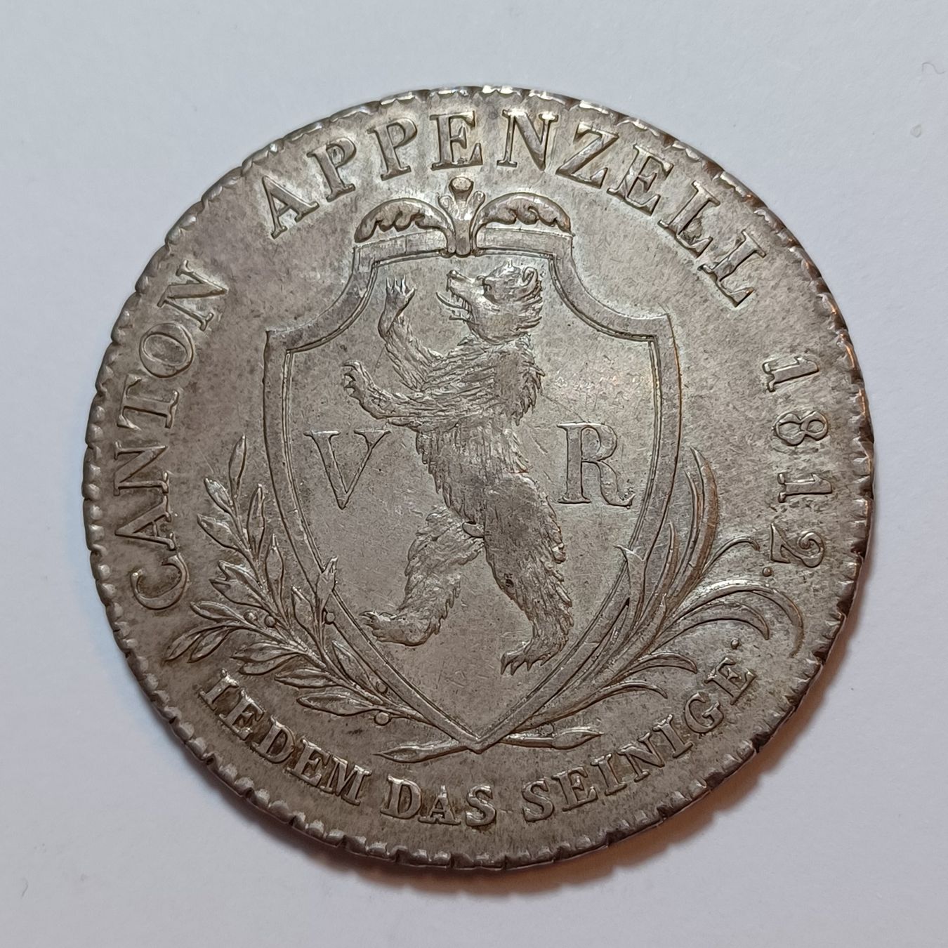 Tutti le monete: 4 Franken 1812 Appenzell Ausserrhoden – Usato da Pfäffikon ZH venduto da Schweizer_Muenzen 1
