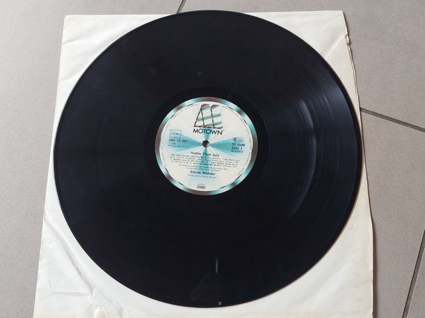 Dischi in vinile: LP Stevie Wonder - Hotter Than July – Usato da Erlinsbach venduto da pfunky 3