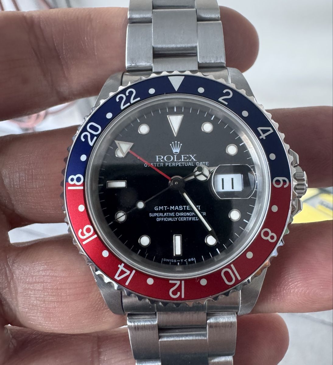 Rolex Uhren: Top Sammlerset Rolex Pepsi GMT, Ref.: 16710 – Gebraucht aus Chur von lucretiawatches 1