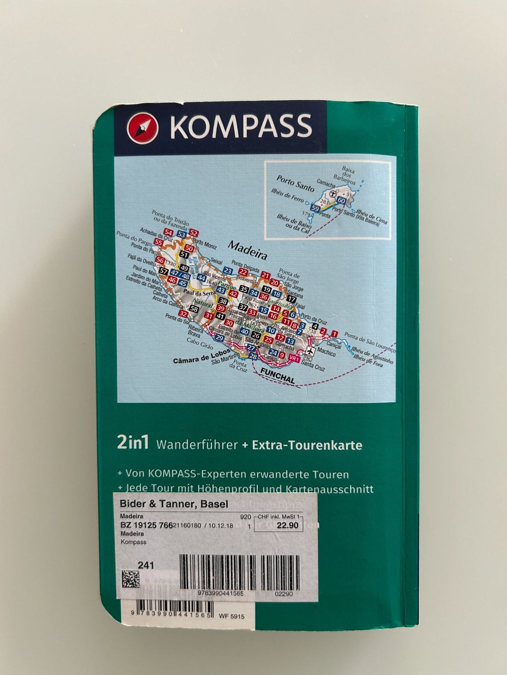 Livres: KOMPASS Wanderführer Madeira 5915 – D'occasion à Ettingen par sagada81 1