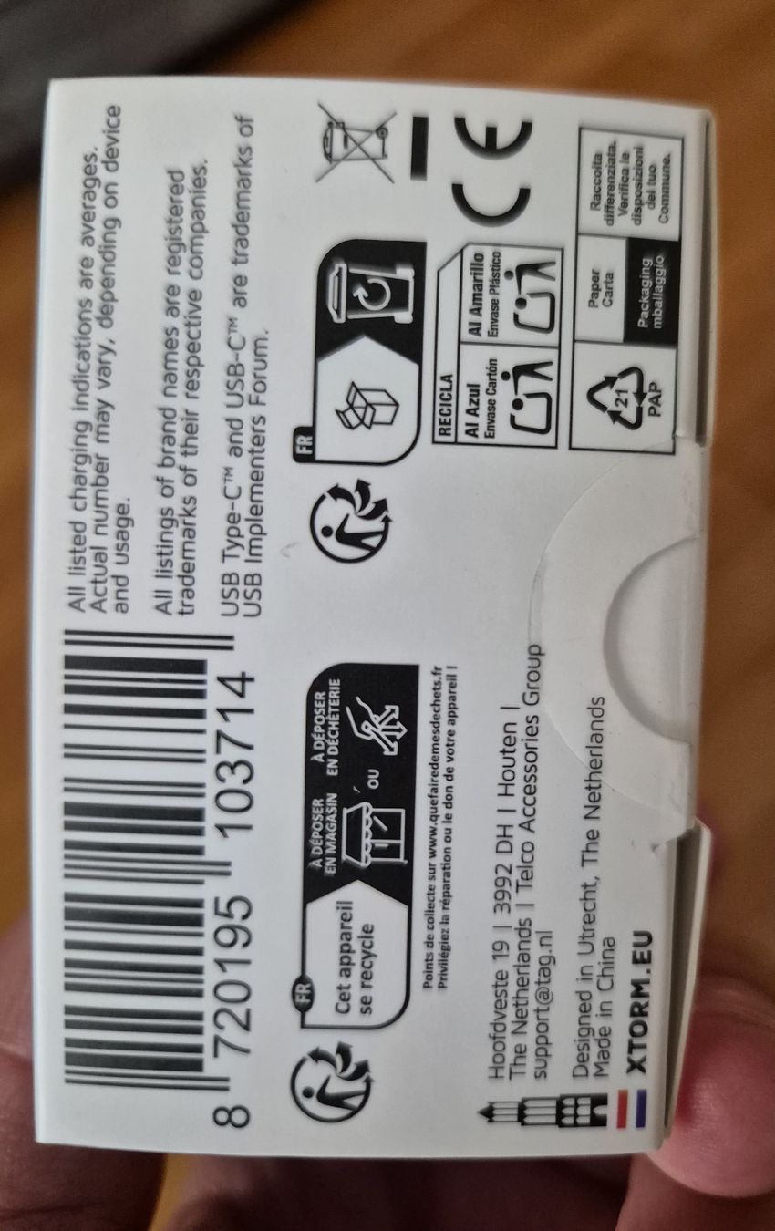 Xtorm Caricabatterie: Chargeur Xtorm 25W – Nuovo e nell'imballaggio originale da Onex venduto da pie_bx5h 2