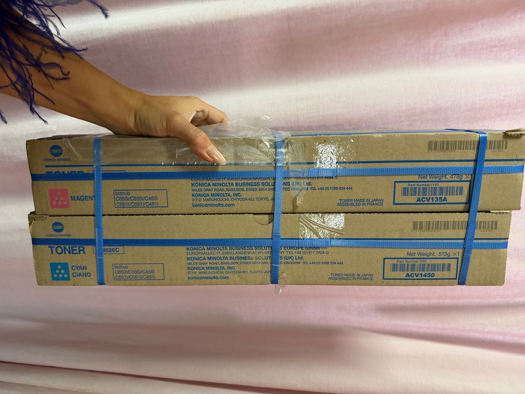 Konica Cartucce per stampanti & toner: Konica Minolta Toner Magenta + Cyan – Usato da Zürich venduto da SecondhandZurich