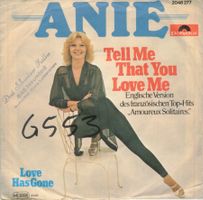 Anie  --  Tell me that you love me  Single7