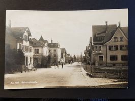 Au  Rheintal  Ansichtskarte   1920   Bahnhofstrasse  AK