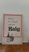 Vintage Haig poster