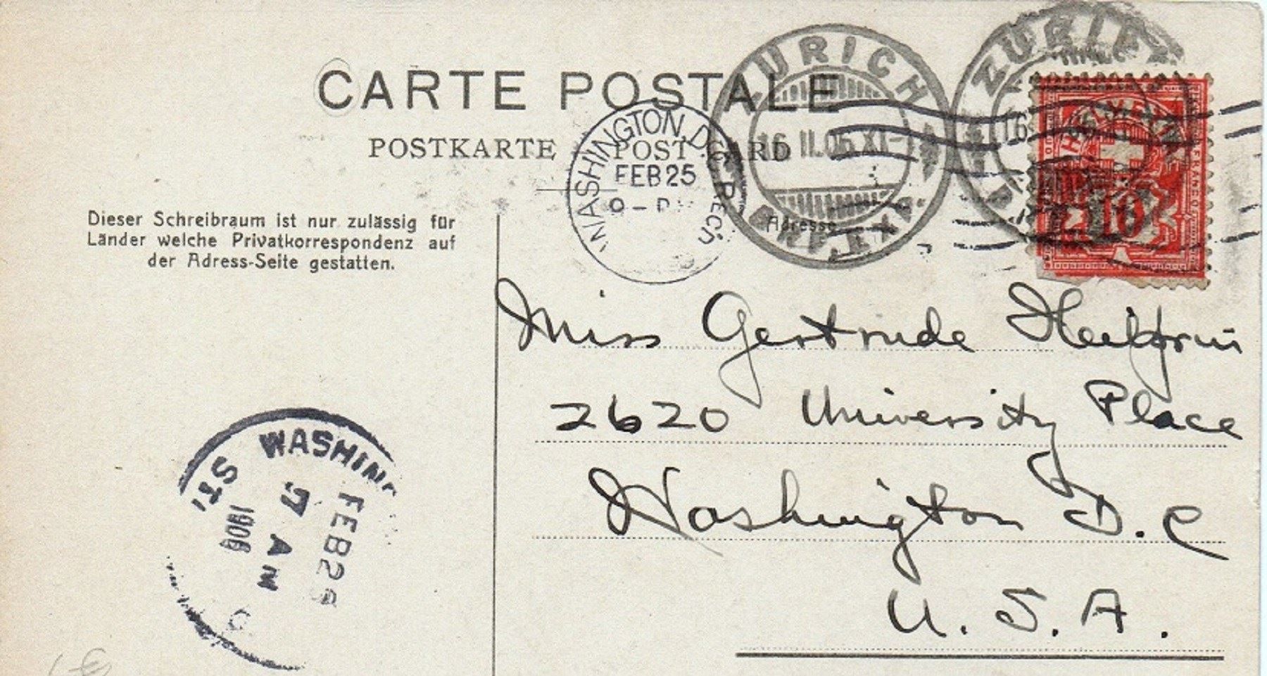 Cartoline postali: ZÜRICH Rüden - belebte Ansicht mit Tram – Usato da Jona venduto da philajona 1