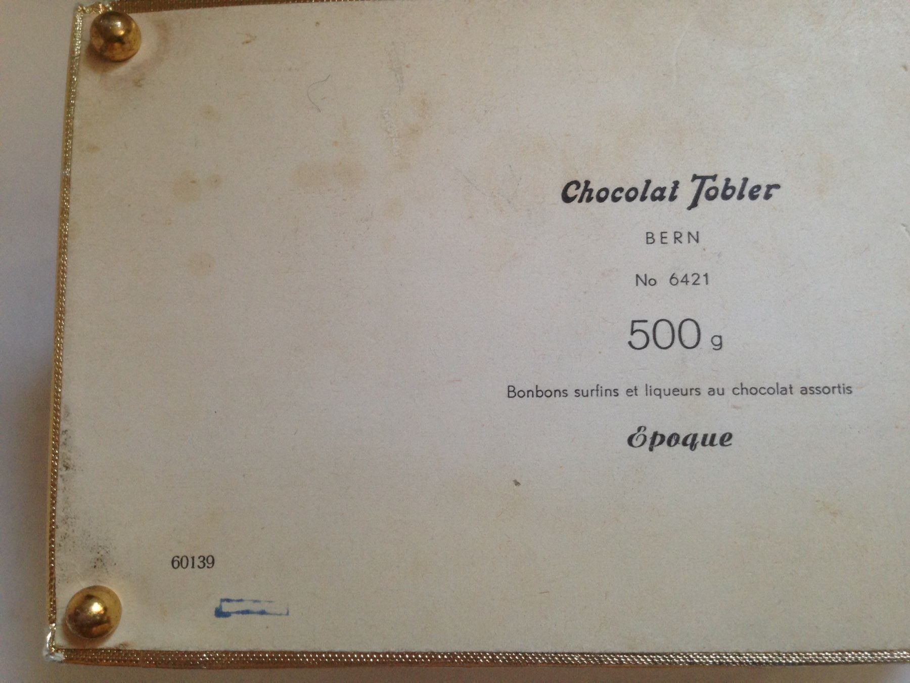 Dosen: Chocolat Tobler Schachtel – Gebraucht aus Schaffhausen von vintageville 8