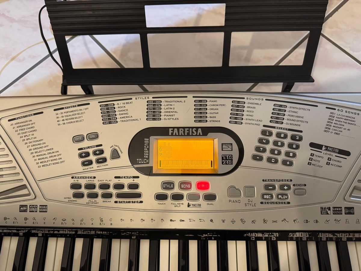 Strumenti musicali: Farfisa-Musikklavier TK-78, 61Tasten – Usato da Sementina venduto da RiccardoCo 2