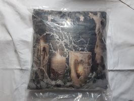 Advents - Winter Zierkissen 45x45 mit Licht