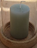 Deko Glas und Korksockel 