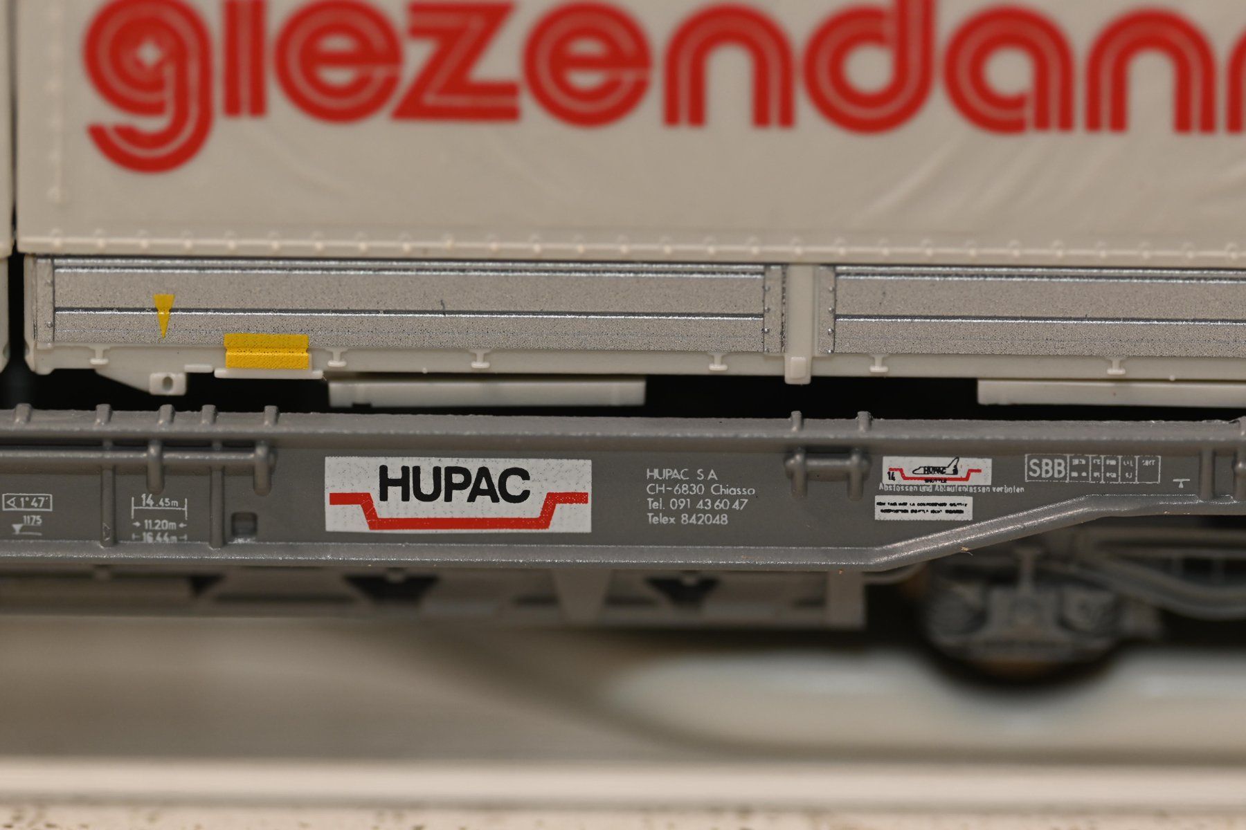 Modellini di ferrovie: Hupac Giezendanner Spur N – Usato da Laupen ZH venduto da Zmoewe 3