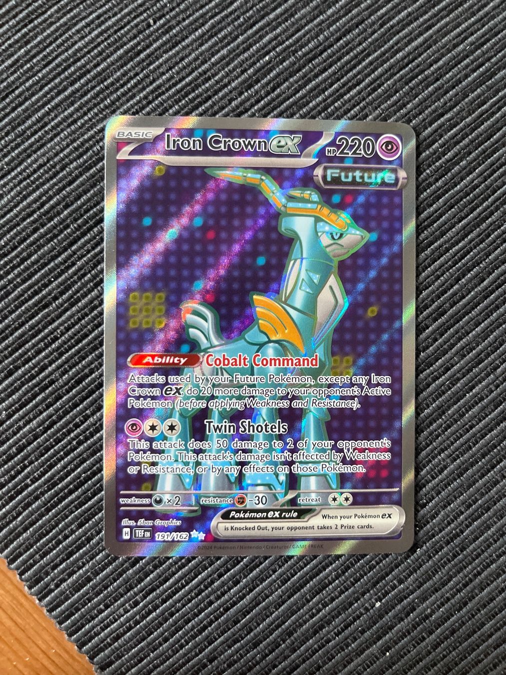 Pokémon Carte collezionabili: Pokemon Iron Crown fullart Temporal Forces englisch – Nuovo (secondo la descrizione) da Wabern venduto da Collectfun