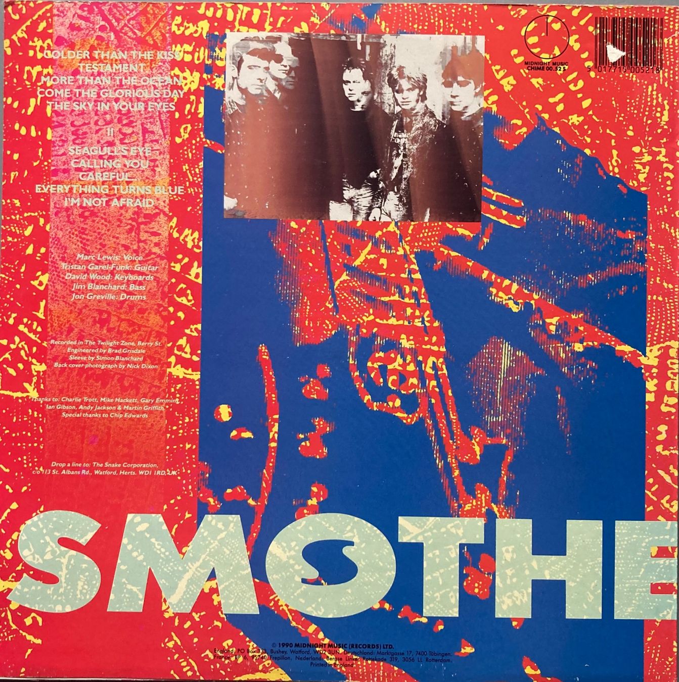 Schallplatten: THE SNAKE CORPS - SMOTHER EARTH – Gebraucht aus Poliez-Pittet von Newtown-Records 1