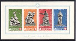 1940 Bundesfeierblock  B12 (Blocknr.14), postfrisch **