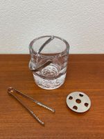 Vintage Glas Eiskübel Hovmantorp Sweden Eisgefäss 70er