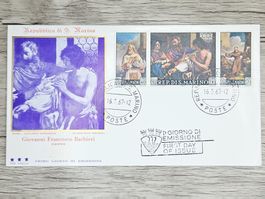 CL05 Enveloppe + Timbre Saint Marin 1967