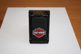 Zippo Harley-Davidson Feuerzeug schwarz neu mit Verpackung