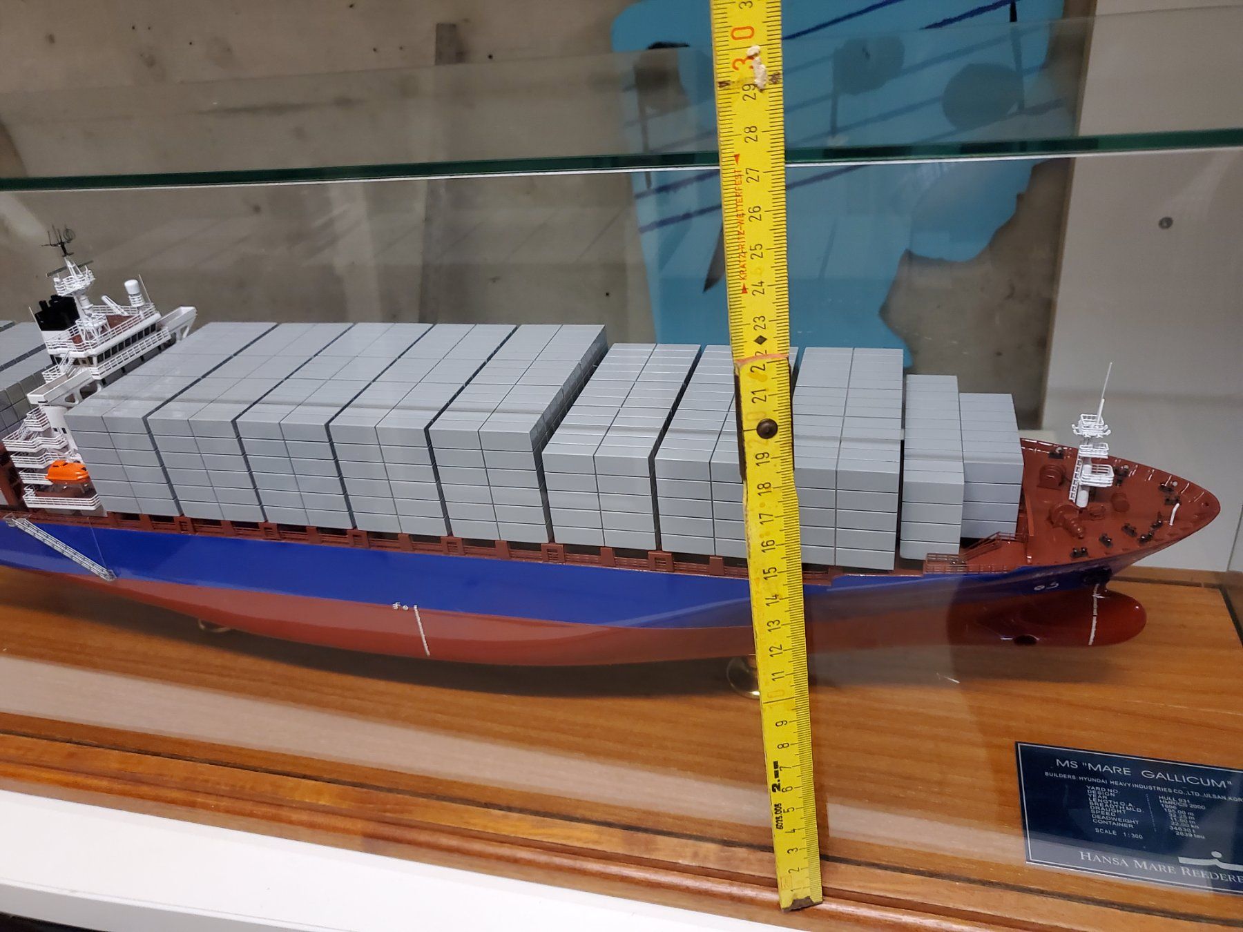 Kit di modellismo & Modellini statici: Modellschiff MS Mare Gallicum Container von Wiessner – Usato da Balsthal venduto da redcarpet 1