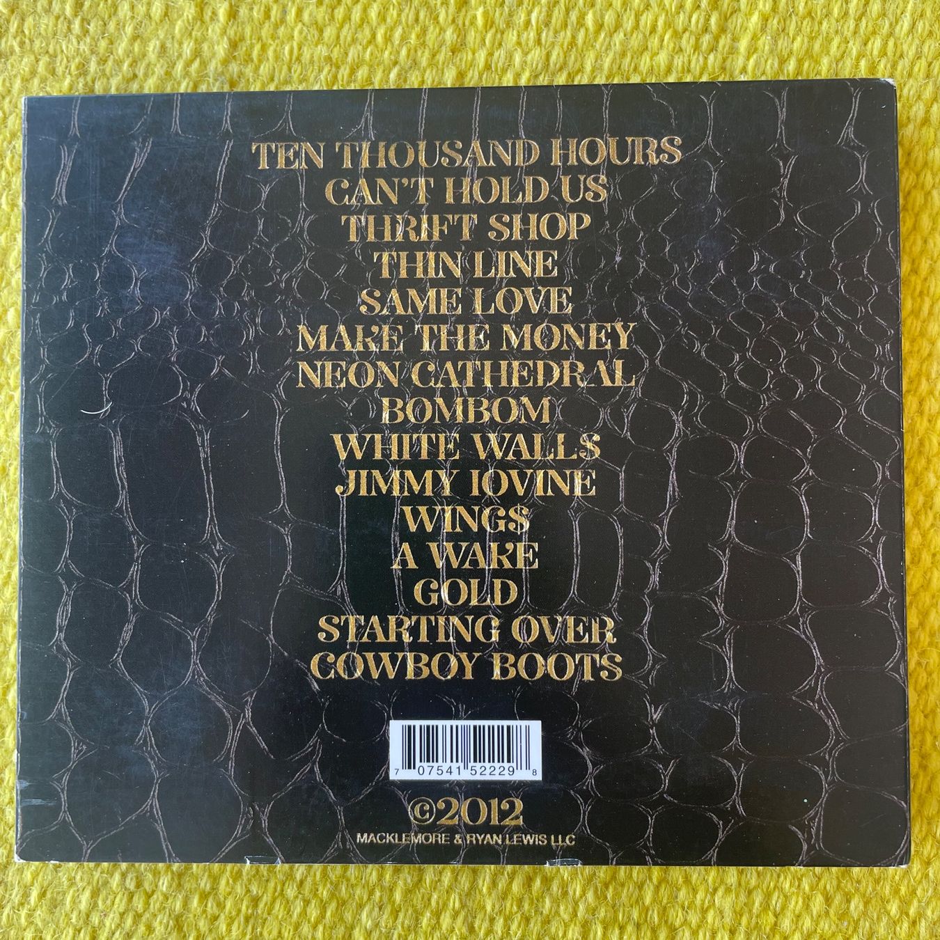 CD: MACKLEMORE&RYANLEWIS-THE HEIST (DIGIPACK) – Usato da Rorschacherberg venduto da CD-Roli 1