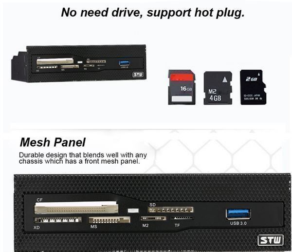 Hub & Switch: Kartenleser 5,25 "Interner Multi – Nuovo e nell'imballaggio originale da Unterägeri venduto da RmOnline 4
