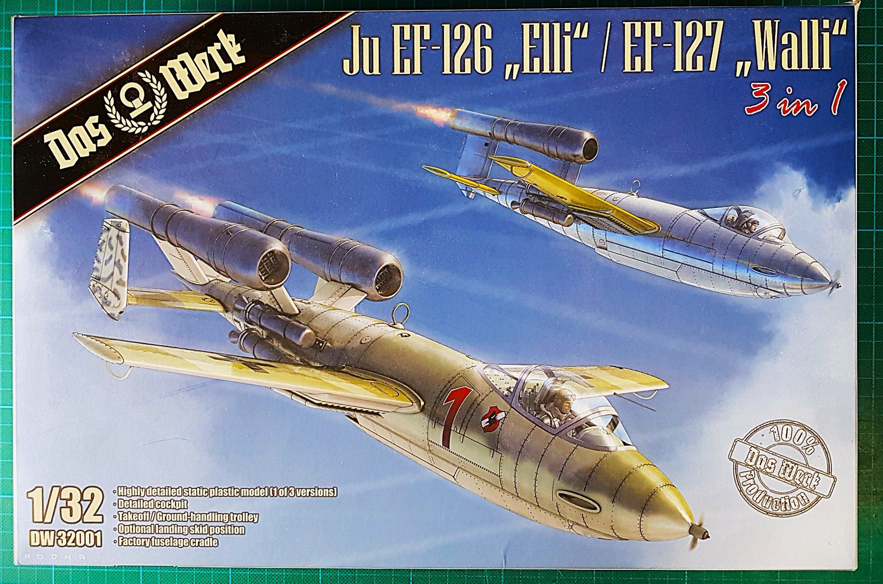 Kit di modellismo & Modellini statici: JUNKERS  EF-126 "Elli"  /  EF-127 "Walli",  Das Werk  1:32 – Nuovo (secondo la descrizione) da Abtwil  SG venduto da Relluem1