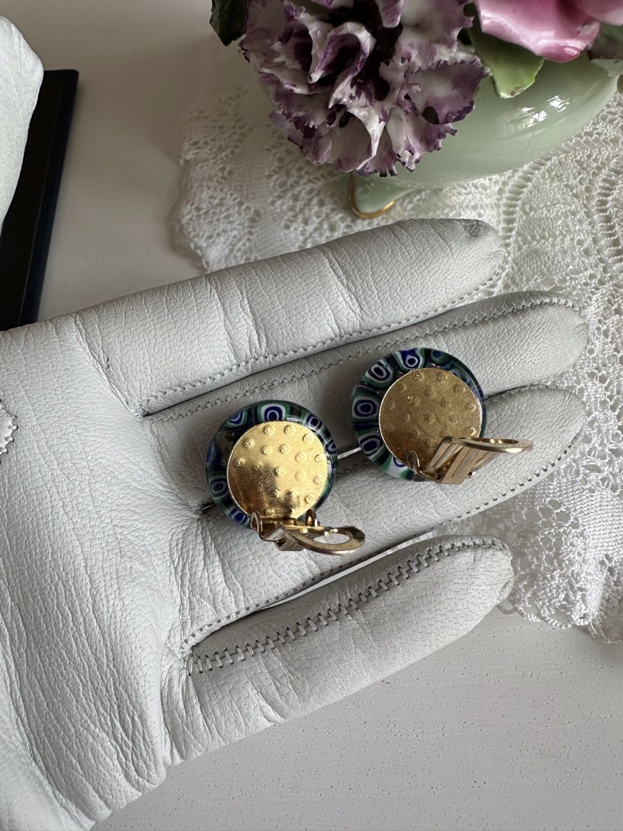 Murano Orecchini pendenti & Orecchini a lobo: Murano Glas Ohrclips, Vintage Schmuck – Usato da Zollikon venduto da pan_8jtm 4