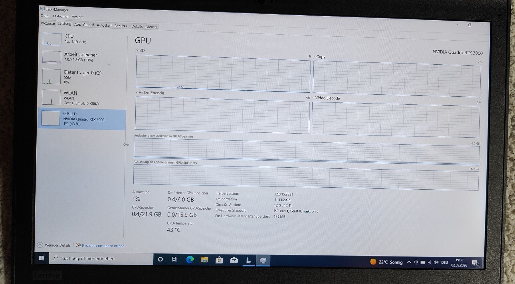 Lenovo Notebook: Lenovo Power Laptop mit Nvidia RTX – Usato da Goldach venduto da SellerLeno 1