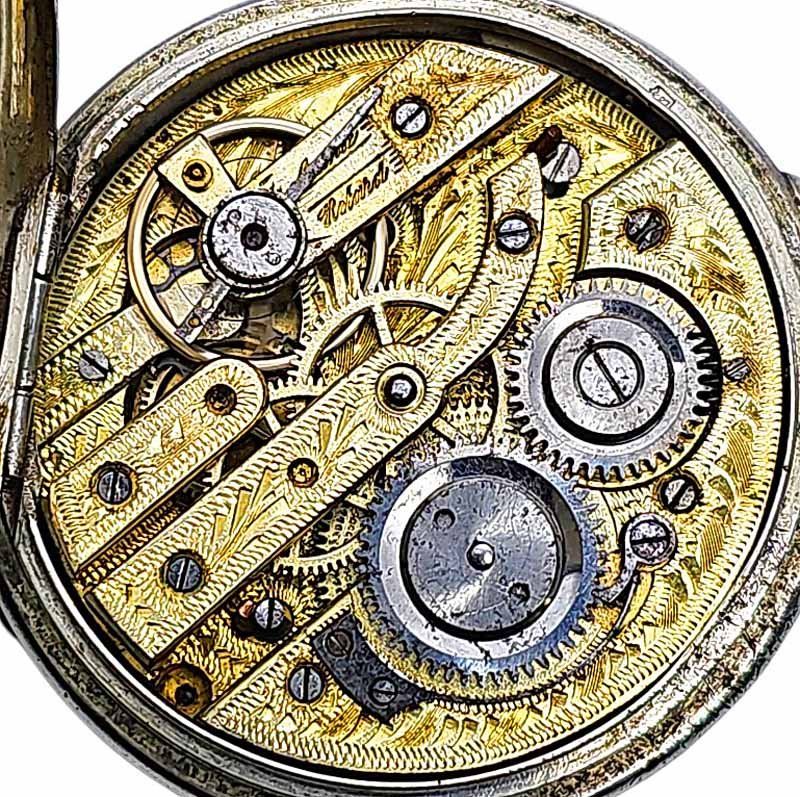 Swiss Orologi: Taschenuhr Silber antik – Usato da Zug venduto da urzeit 3