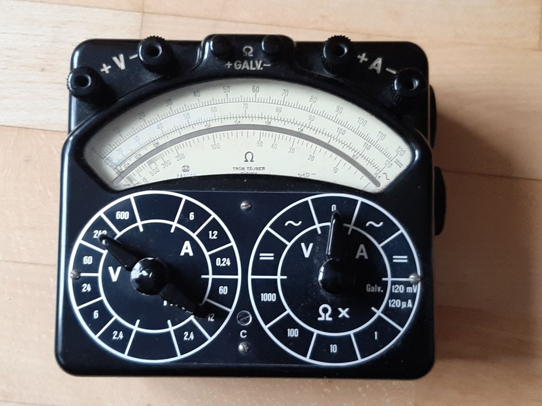 Misurare: Antikes Multimeter Trüb Täuber in Leder-Etui – Usato da Büren an der Aare venduto da Ruebli4 1