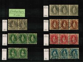 St.Helvetia - 7 Einheiten - gestempelt