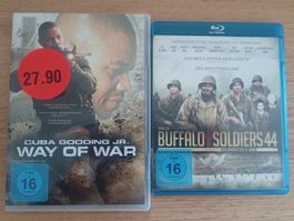 2 Filme, Way of War (DVD) & Buffalo Soldiers 44 (Blu-ray)