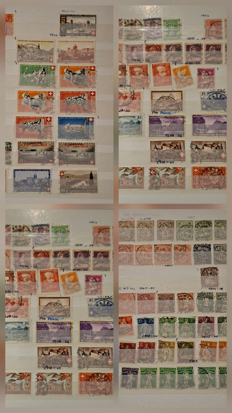 Tutti i francobolli: Briefmarken Pro Patria / Juventute / Werbemarken divers – Usato da Balgach venduto da SIMEON27