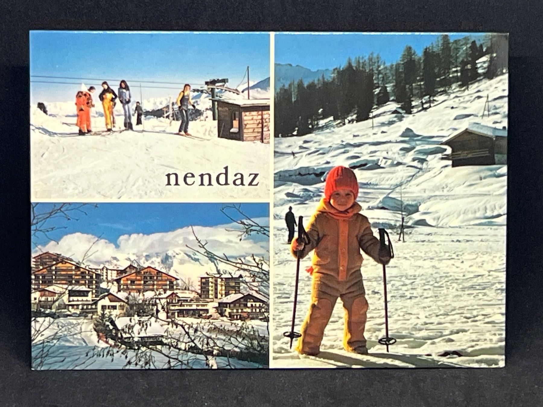 Cartoline postali: Nendaz - Valais / CH - Alt. 1300m – Usato da Widnau venduto da Brusi9