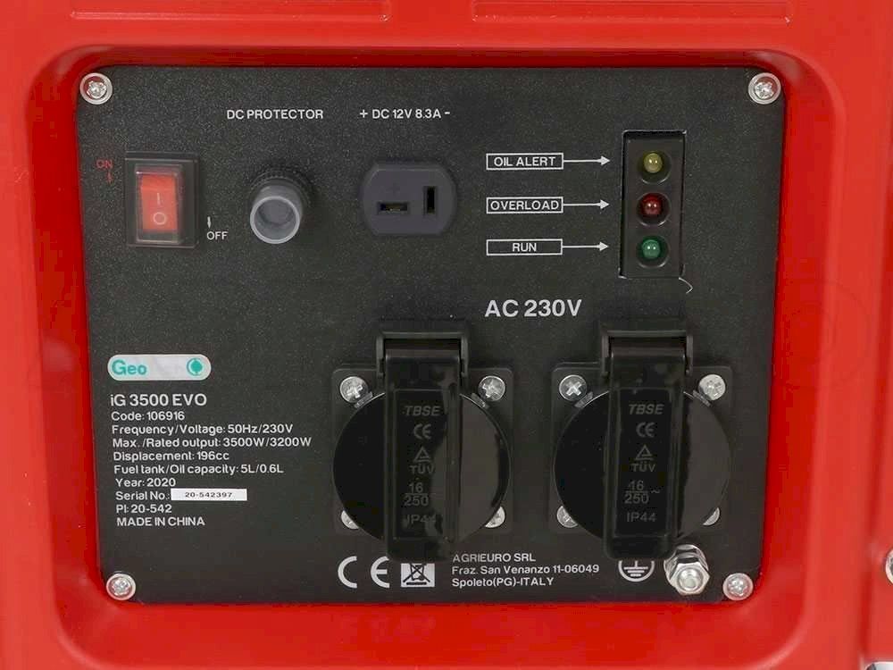 Generatori di corrente: Geotech iG 3500 EVO Stromerzeuger 3.2kW – Nuovo e nell'imballaggio originale da Bottighofen venduto da zaap 5
