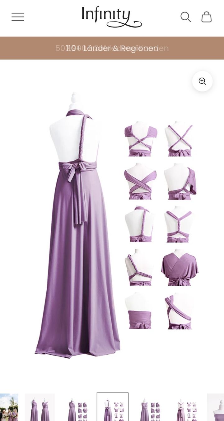 Kleider: Infinity Kleid in Mauve  – Neu und originalverpackt aus Schaan von Sarahvo13 4
