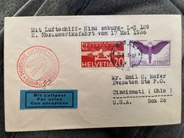 Zeppelin 2. Nordamerikafahrt 1936, sehr saubere Erhaltung