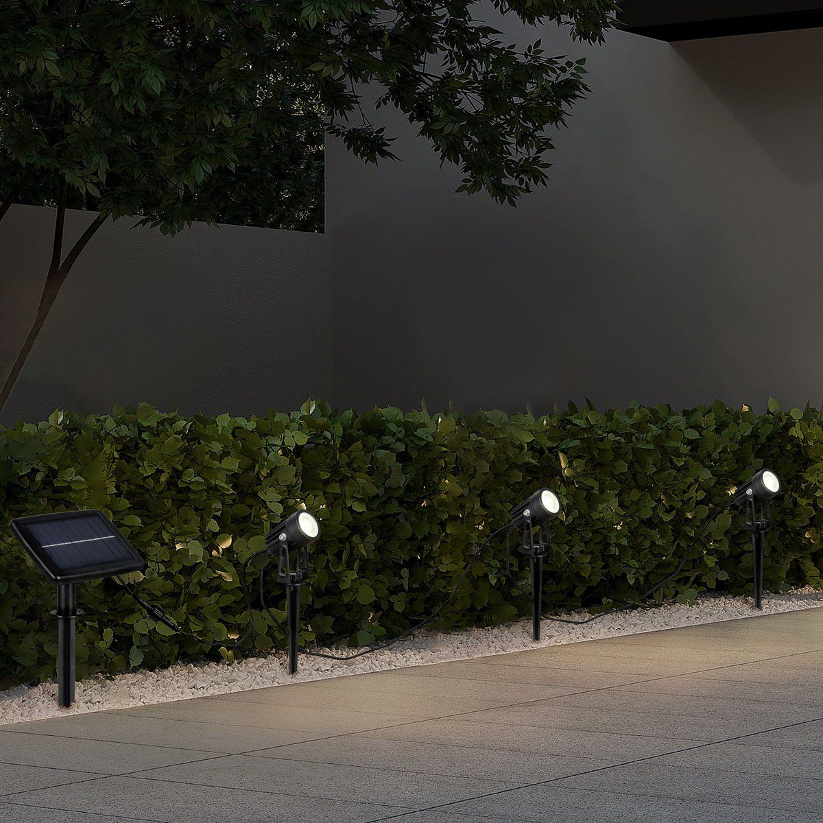 Lampade: LED Aussenstrahler 3er Set, IP44, 620 cm – Nuovo (secondo la descrizione) da Kreuzlingen venduto da Smart-Light 1