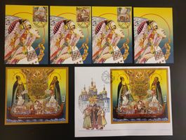 Ukraine 2023 - Weihnachtsausgabe ganzes Set inkl. FDC